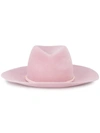 YOSUZI YOSUZI NELLA POM POM FEDORA HAT - PINK & PURPLE,NELLA0512365554