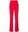 GIVENCHY Red Tailored Straight Leg Trouser,857950260102921015