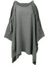 CASHMERE IN LOVE CASHMERE CAPE WITH BOW TIES,VENICE12255732