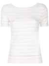 Cashmere In Love Cashmere Carly Lurex Knitted Top In White