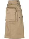 JUUN.J TRENCH STYLE SKIRT,JC7827F31A12363739