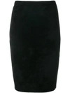 D-EXTERIOR midi pencil skirt,4571612363241