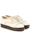 CHARLOTTE OLYMPIA HOXTON LEATHER SNEAKERS,P00251009