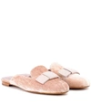 TABITHA SIMMONS MASHA VELVET SLIPPERS,P00289726