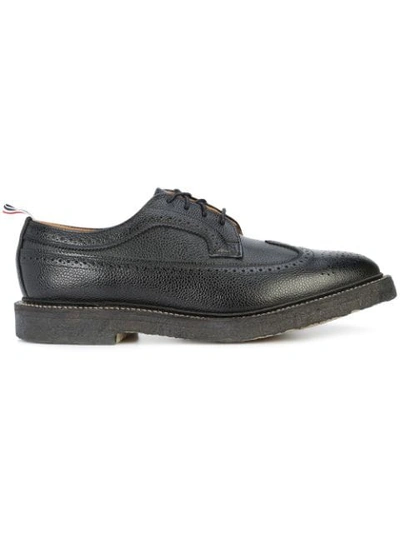 Thom Browne Classic Longwing Brogue In Black