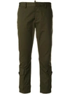 DSQUARED2 CROPPED CARGO TROUSERS,S72KA0762S4357512360757