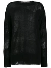 R13 Ripped Oversized Cashmere Sweater,R13M33280112345727