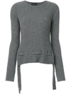 CASHMERE IN LOVE CASHMERE BELTED SWEATER,VEDA12255710