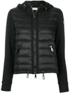 Moncler Black Down & Jersey Jacket