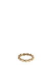 DELFINA DELETTREZ Diamond 18k yellow gold skull ring