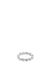 DELFINA DELETTREZ Diamond 18k white gold skull ring