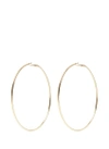 KENNETH JAY LANE Gold plated large hoop earrings