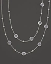 IPPOLITA STERLING SILVER ROCK CANDY MINI LOLLIPOP NECKLACE IN CLEAR QUARTZ, 37,SN143CQ