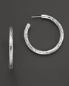 IPPOLITA STERLING SILVER SKINNY ELECTROFORM HOOP EARRINGS,SE088