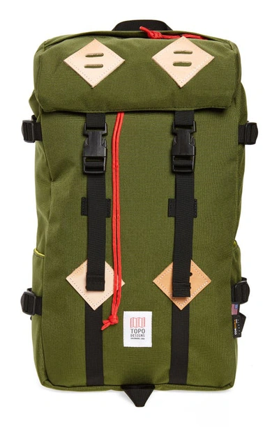 Topo Designs Klettersack Backpack In Olive