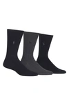 POLO RALPH LAUREN 3-PACK CREW SOCKS,8092PK