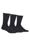 POLO RALPH LAUREN ASSORTED 3-PACK SUPERSOFT SOCKS,8087PK