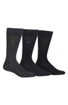 POLO RALPH LAUREN ASSORTED 3-PACK SUPERSOFT SOCKS,8083PK