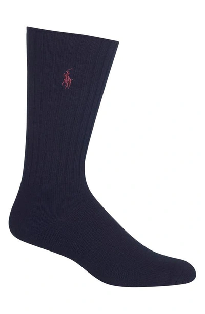 Polo Ralph Lauren Crew Socks In Navy