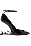 SAINT LAURENT OPYUM PATENT-LEATHER PUMPS