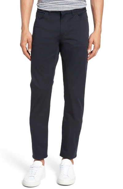 Theory Haydin Writer Slim Straight Fit Pants In Bark