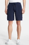 Vilebrequin Linen Bermuda Cargo Shorts In Navy
