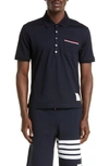 Thom Browne Jersey Cotton Pocket T-shirt Clothing In Blue