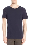 Vince Slub Slim Fit Crewneck T-shirt In Coastal Blue