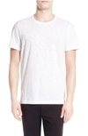 Vince Slub Slim Fit Crewneck T-shirt In Optic White