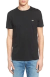Lacoste Pima Cotton T-shirt In Black