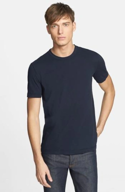James Perse Regular Fit Ringer T-shirt In Blue