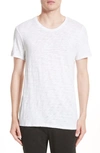 Atm Anthony Thomas Melillo Slub Jersey Crewneck T-shirt In White