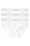2(x)ist Cotton Briefs- Set Of 3 In Nocolor