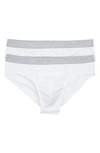 Hanro Cotton Essentials Stretch Briefs Two-pack In White