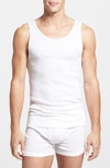 Calvin Klein Ultrasoft Stretch Modal Solid Tank In White