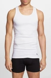 POLO RALPH LAUREN Classic 3-Pack Ribbed Tank,LCTKWH