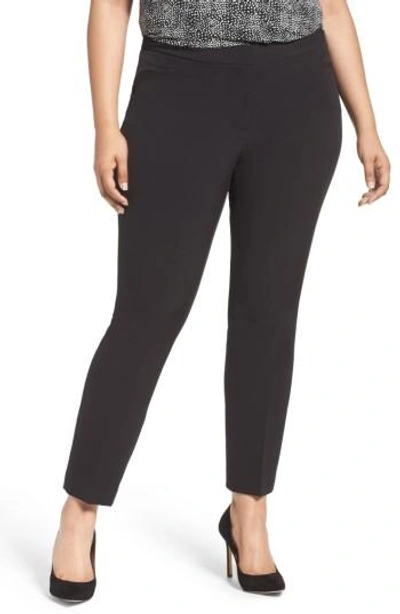 Vince Camuto Plus Size Straight-leg Pants In Rich Black