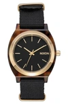 NIXON TIME TELLER NYLON STRAP WATCH, 40MM,A327647