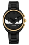 FENDI MOMENTO BUG CHRONOGRAPH BRACELET WATCH, 40MM,F215111400