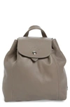 LONGCHAMP EXTRA SMALL LE PLIAGE CUIR BACKPACK - GREY,L1306737729
