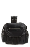 ALEXANDER WANG Mini Marti Ball Stud Leather Backpack,2027B0001L
