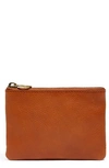 MADEWELL THE LEATHER POUCH WALLET,F6967