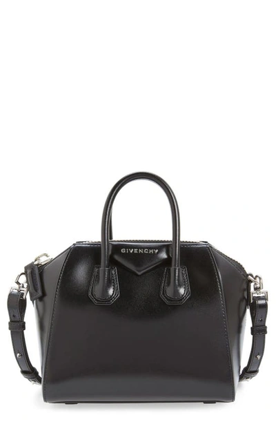 Givenchy Mini Antigona Tote Bag In Black