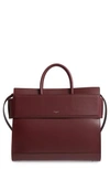 GIVENCHY HORIZON CALFSKIN LEATHER TOTE - RED,BB05558005