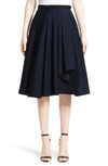 JASON WU RUFFLE COTTON A-LINE SKIRT,P1708011C