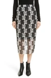 DIANE VON FURSTENBERG LACE MIDI SKIRT,10969DVF