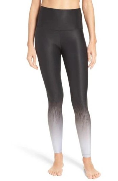 Beyond Yoga Fade To Black High-waist Full-length Leggings, Black Pattern