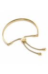 Monica Vinader Fiji Chain Bracelet In Yellow Gold