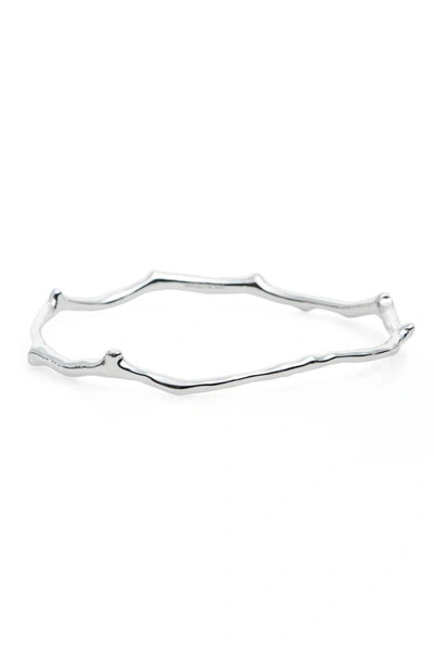 IPPOLITA CLASSICO STERLING SILVER BRANCH BANGLE,SB1125