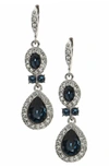 GIVENCHY PEAR DOUBLE DROP EARRINGS,60441997